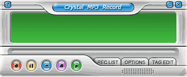 Screenshot of Crystal MP3 Recorder 1.00