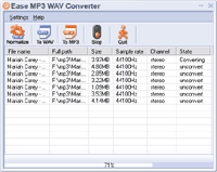 Screenshot - Ease MP3 WAV Converter