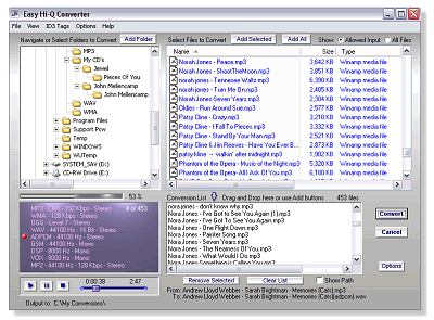 Screenshot of Easy Hi-Q Converter 1.0