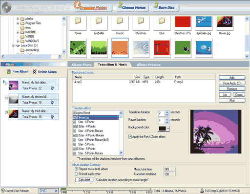 Screenshot of Photo DVD Maker Professional