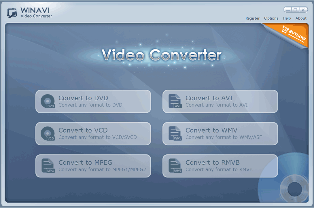 Screenshot of WinAVI Video Converter