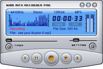 Screenshot of Sound Recorder