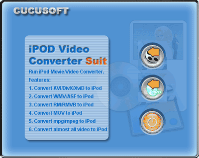 Screenshot of iPod Video Converter Suite