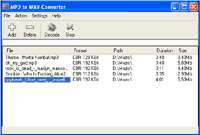 Screenshot - MP3 to WAV Converter
