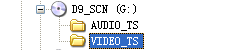 Please select VIDEO_TS