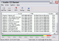 Screenshot - Audio CD Burner