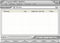 Screenshot - Crystal MP3 Splitter