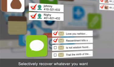 recover selected files