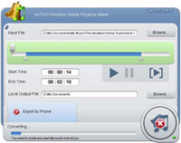 Screenshot - ImTOO Windows Mobile Ringtone Maker