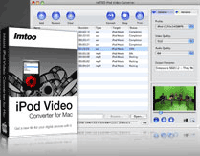 Screenshot - ImTOO iPod Video Converter for Mac
