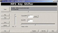 Screenshot - MP3 Keyshifter