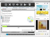 Screenshot - Xilisoft MPEG to DVD Converter for Mac