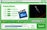 Screenshot - iOrgSoft DVD to AVI MPEG Converter